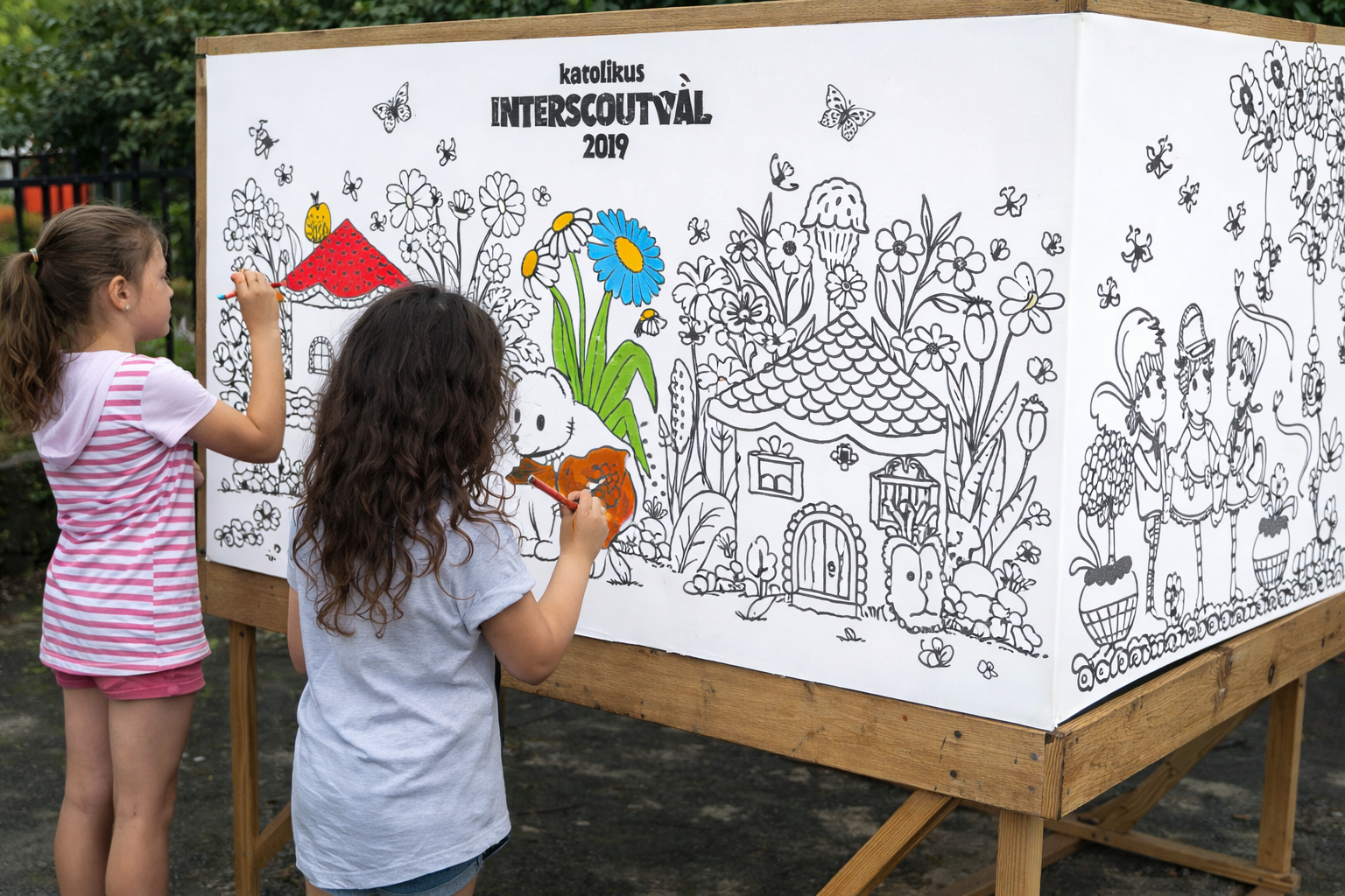 Festőfal (választható mintákkal) – fotó